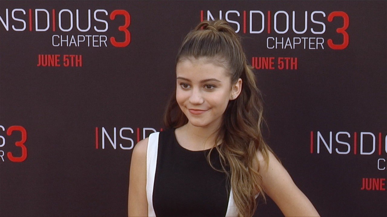 G. Hannelius "Insidious Chapter 3" Los Angeles Premiere Red Carpet