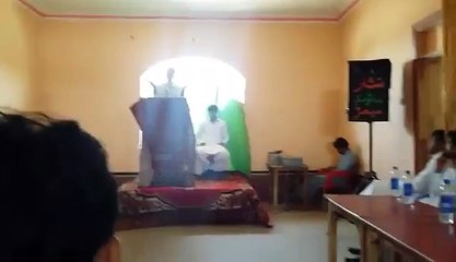 G N Khoso speech in Lecture program of Students' Social Organization