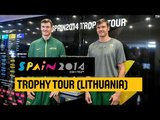 #Spain2014 Trophy Tour stop in Lithuania