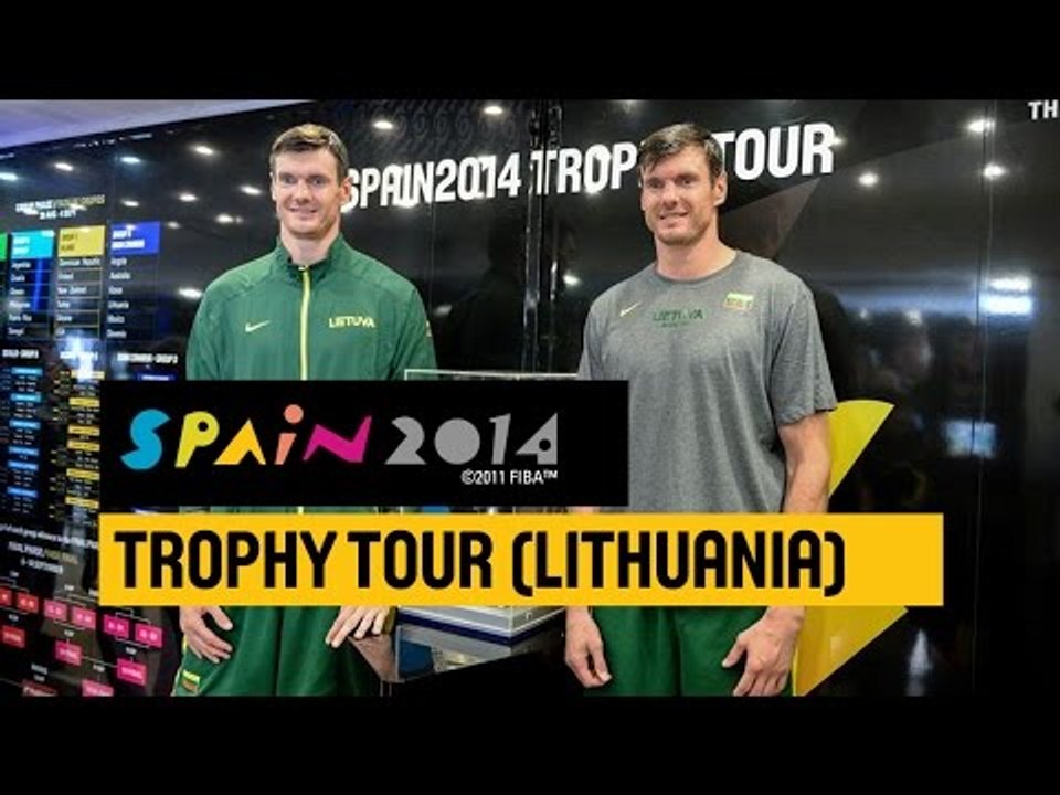 #Spain2014 Trophy Tour stop in Lithuania