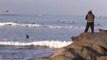 Surfing Ocean Beach (San Diego, California) October 4, 2013