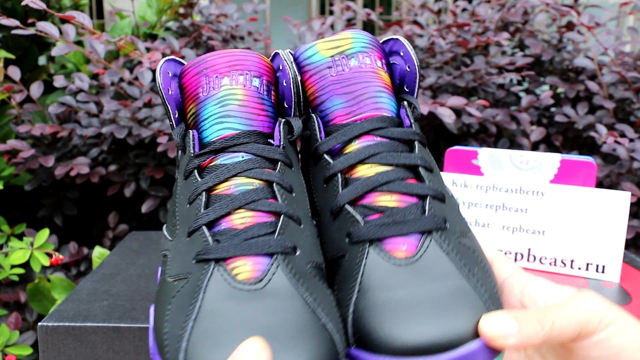 Air Jordan 7 Retro GS “Multicolor Tongue” from Repbeast.ru