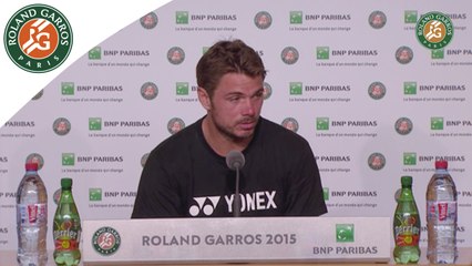 Download Video: Press conference Stan Wawrinka 2015 French Open / Semifinals