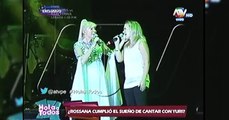 Rossana Fernández Maldonado cantó a dúo con Yuri (VIDEO)