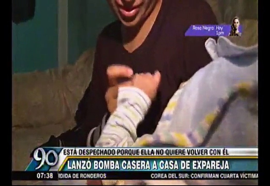 Cercado de Lima: Tira bomba molotov a casa de ex pareja