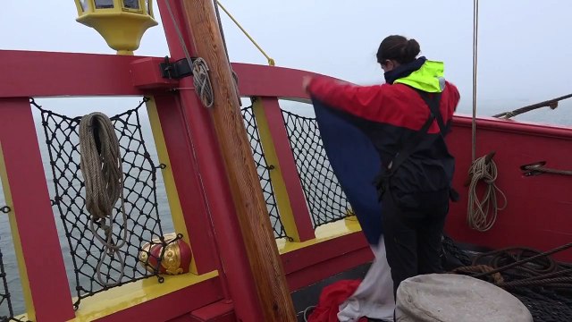 Les images de l'arrivée de l'Hermione à Yorktown