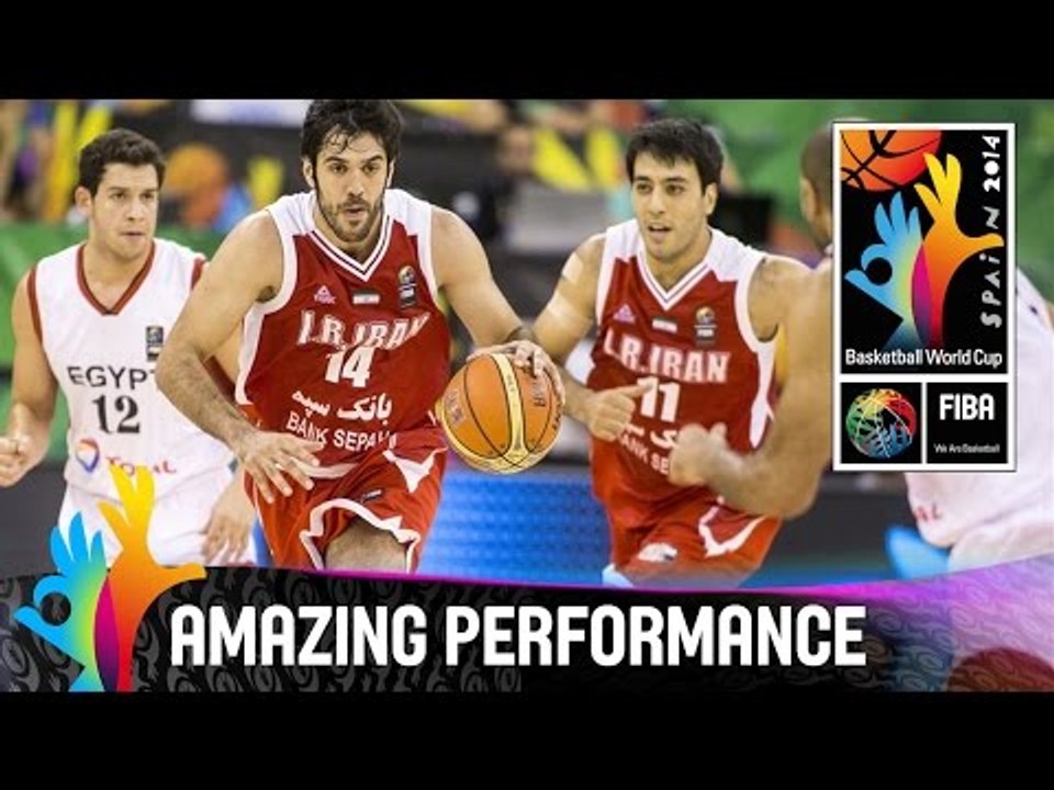 Samad Nikkhah Bahrami - Amazing Performance - 2014 FIBA Basketball World Cup