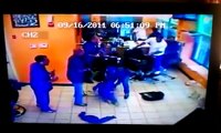 Pit Bull Attacks Barber Shop