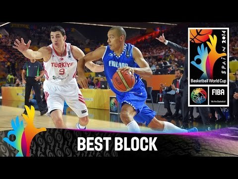 Turkey v Finland - Best Block - 2014 FIBA Basketball World Cup