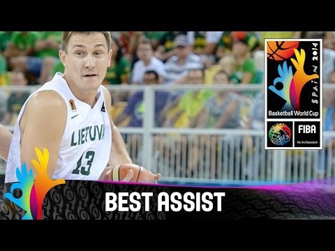 Lithuania v Slovenia - Best Assist - 2014 FIBA Basketball World Cup
