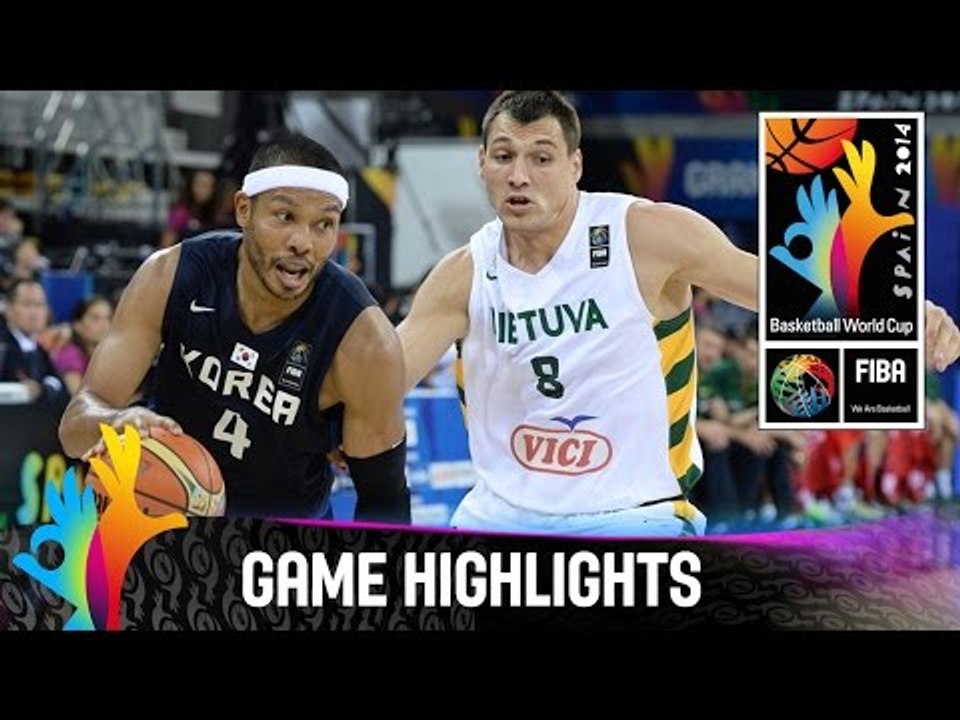 Lithuania v Korea - Game Highlights - Group D - 2014 FIBA Basketball World Cup
