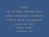 WV All-State Chamber Choir - How Can I Keep From Singing