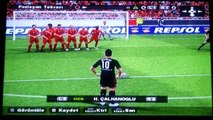 Hakan Çalhanoglu free kick PES