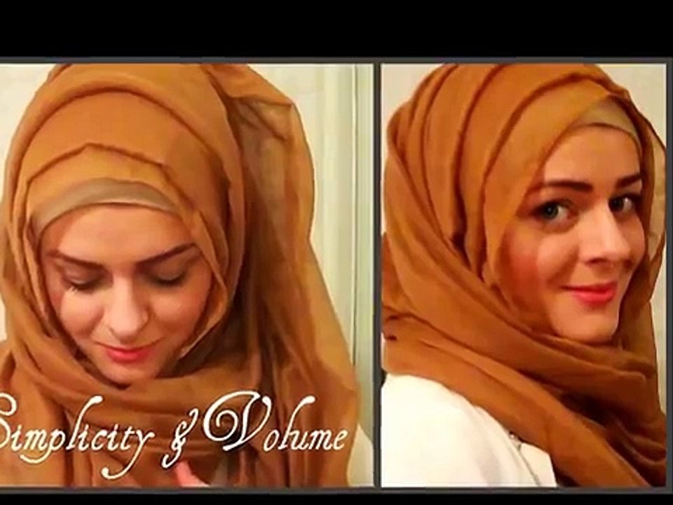 Hijab tutorial : simplicity & volume