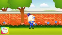 Humpty Dumpty Sat On a Wall Nursery Rhyme   Cartoon Animation Songs For Children