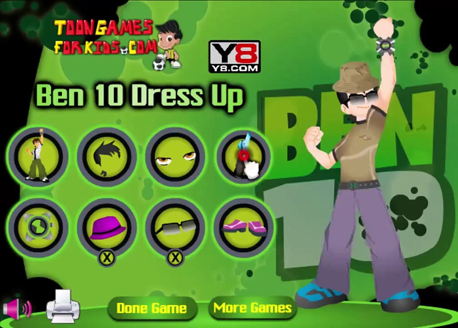 Ben 10 Games - Ben 10 Dressup Game - Cartoon Network Games - Game For Kid -  Game For Boy - video Dailymotion