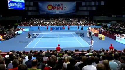 Thomas Muster vs. Dominik Thiem 2:6, 3:6 - Highlights [Teil 1]