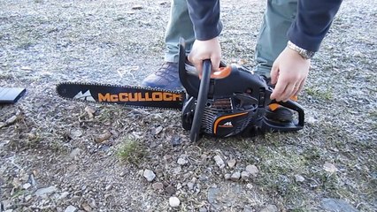 Starting Mcculloch chainsaw CS 450 ELITE / Husqvarna 445e-series