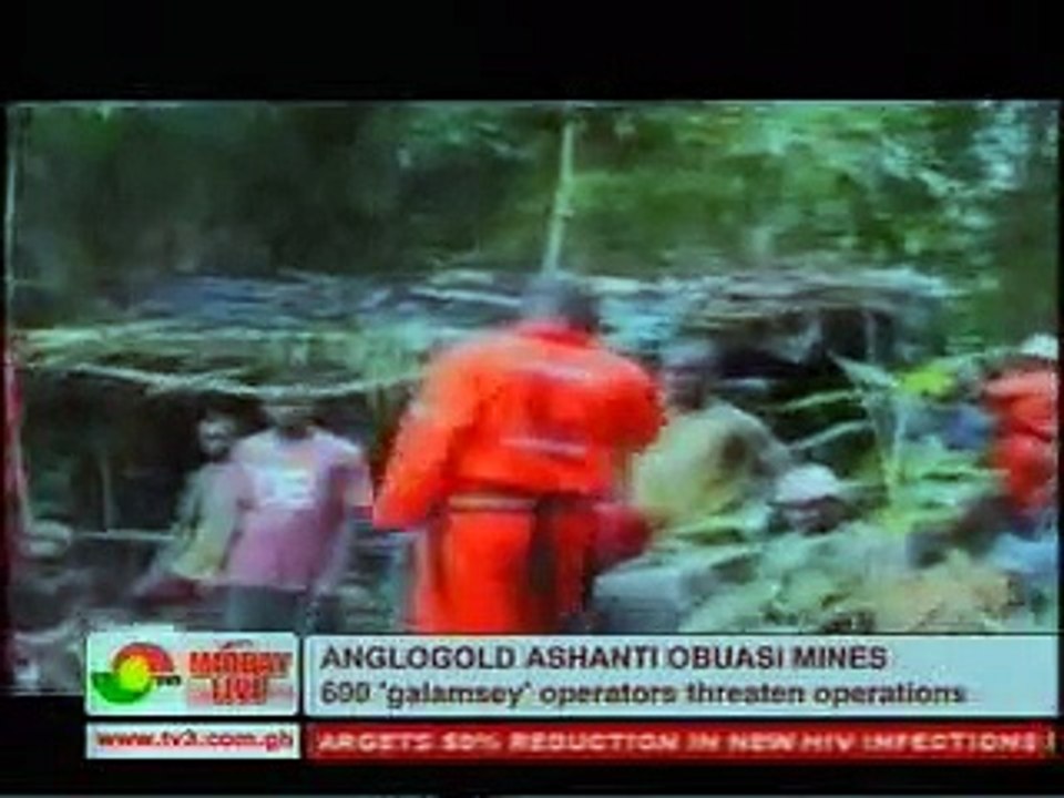 illegal small scale mining Anglogold Ashanti Obuasi gold mines