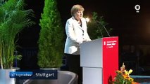 Stuttgart: Kanzlerin Merkel zu Besuch beim Evangelischen Kirchentag