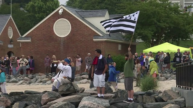 Replica of General Lafayette's ship arrives in Yorktown
