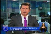 El presidente de la república Rafael Correa envió proyecto ley de herencias
