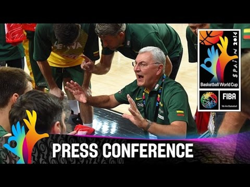 New Zealand v Lithuania - Post Game Press Conference - 2014 FIBA Basketball World Cup