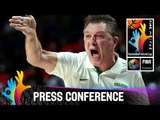 Brazil v Argentina - Post Game Press Conference - 2014 FIBA Basketball World Cup