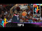 Top 5 Plays - 31 August - 2014 FIBA Basketball World Cup