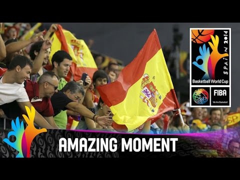 Spain v Egypt - Amazing Moment - 2014 FIBA Basketball World Cup