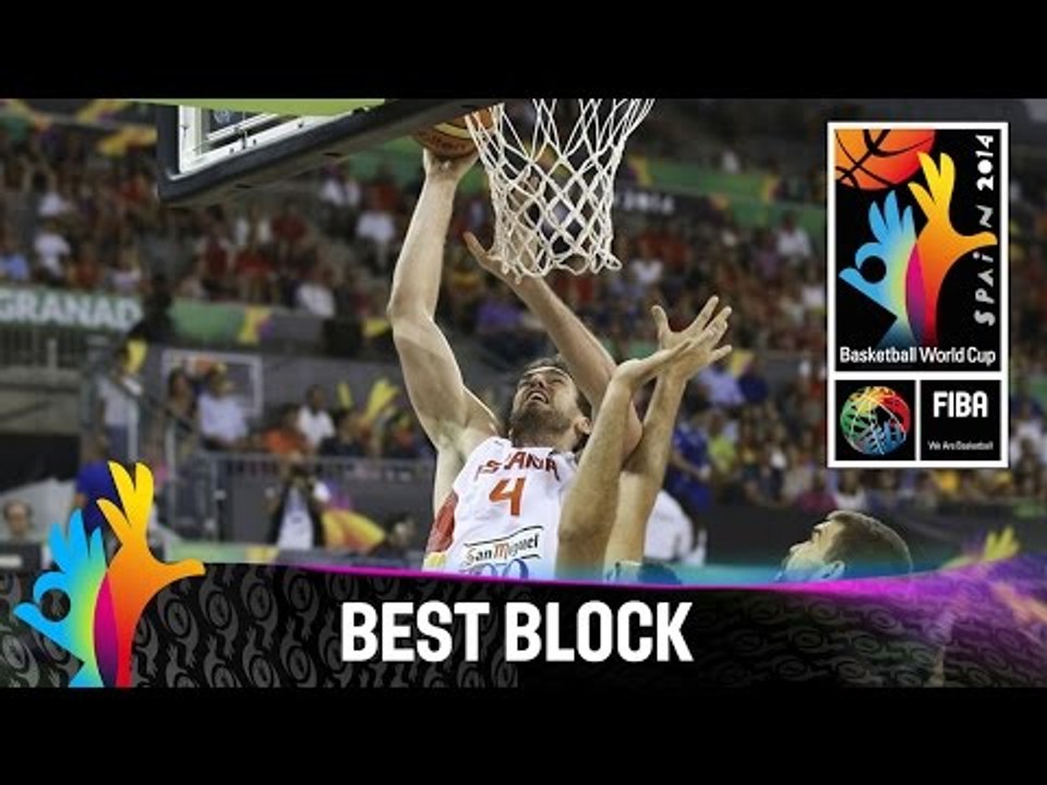 Spain v Egypt - Best Block - 2014 FIBA Basketball World Cup