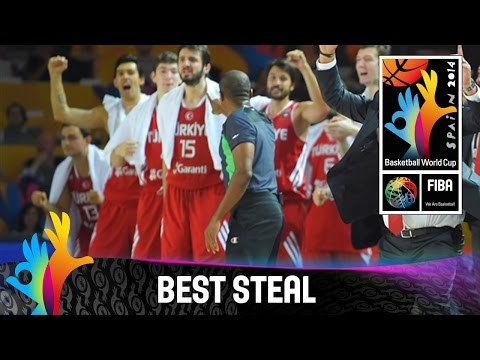 New Zealand v Turkey - Best Steal - 2014 FIBA Basketball World Cup