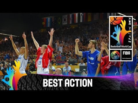 Finland v Ukraine - Best Action - 2014 FIBA Basketball World Cup