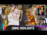 Iran v Spain - Game Highlights - Group A - 2014 FIBA Basketball World Cup