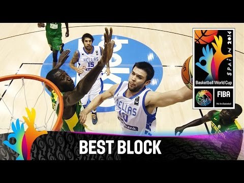 Greece v Senegal - Best Block - 2014 FIBA Basketball World Cup