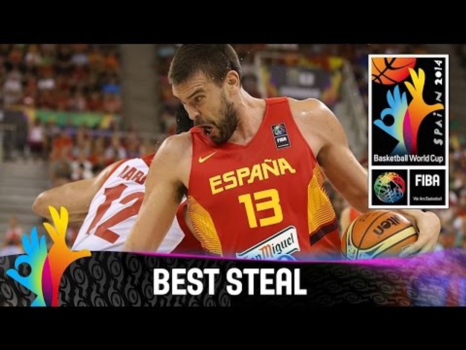 Iran  v Spain - Best Steal - 2014 FIBA Basketball World Cup