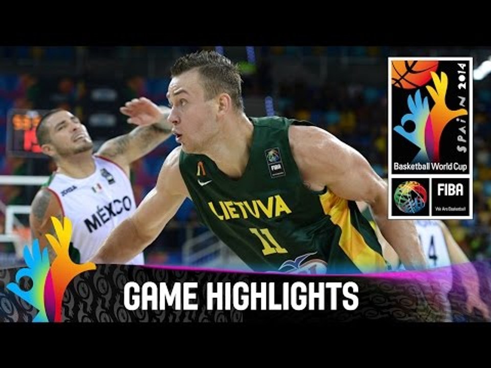 Mexico v Lithuania - Game Highlights - Group D - 2014 FIBA Basketball World Cup