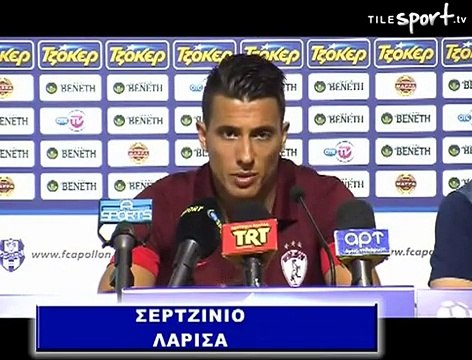 Απόλλων-ΑΕΛ 3-1 2014-15 Δηλώσεις Tilesport tv 7η αγ. Πλέιοφ