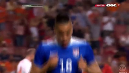 3-4 Wood Goal - Netherlands vs USA 05.06.2015
