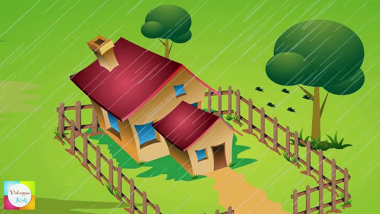 It's Raining It's Pouring Nursery Rhyme With Lyrics Animation Songs For ...