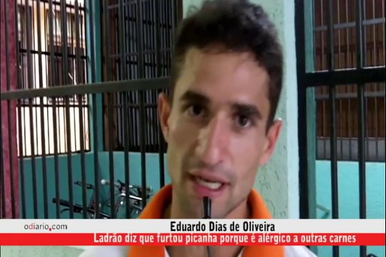 Ladrão diz que furtou picanha porque é alérgico a outras carnes