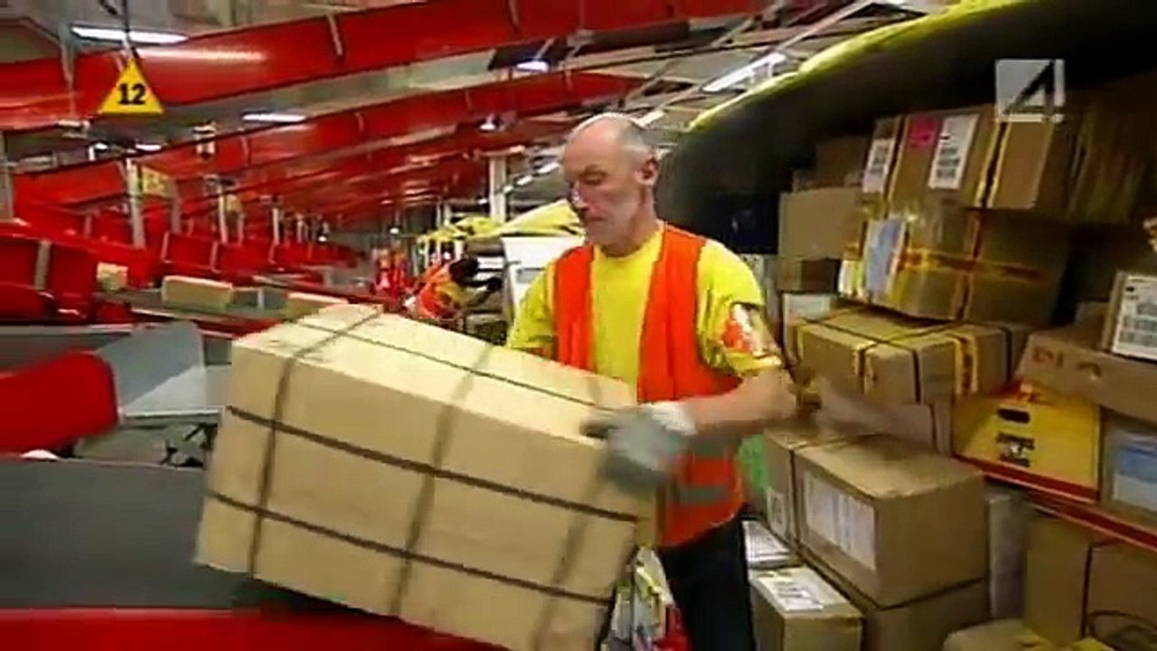 Sortownia przesyłek kurierskich DHL w Lipsku