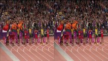 Jeux Olympiques Londres - 100m Finale Usain Bolt 3D stereo (Olympic Games London)