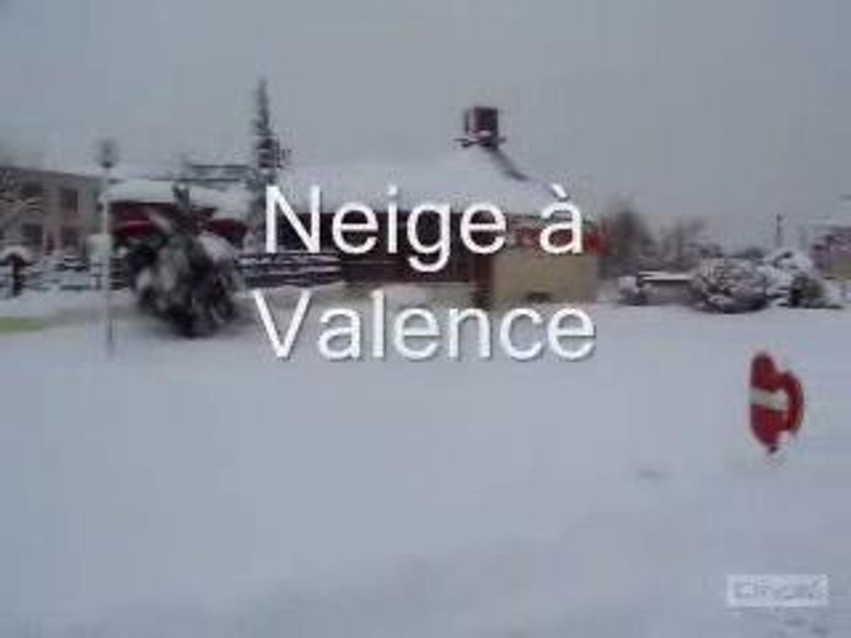 Neige à Valence