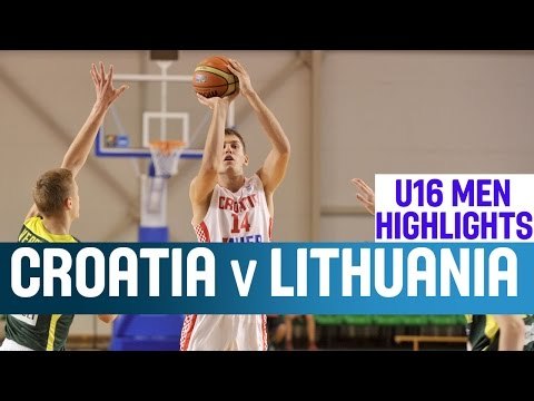 Croatia - Lithuania - Highlights - 2nd Round - 2014 U16 European Championship