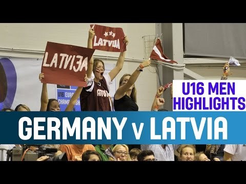 Germany v Latvia - Highlights - Quarter-Finals - 2014 U16 European Championship