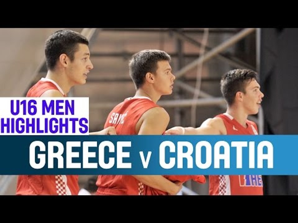 Greece - Croatia - Highlights - 1st Round - 2014 U16 European Championship