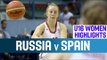 Russia v Spain – 2nd Round -2014 U16 European Championship Women