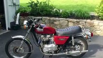 1979 Triple Matching Triumph T140 Café Racer motorcycle