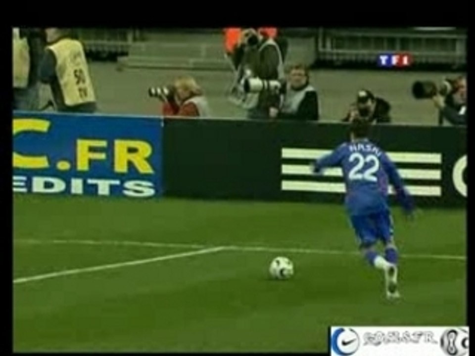 FRANCE - AUTRICHE 1-0 BENZEMA 28/03/07